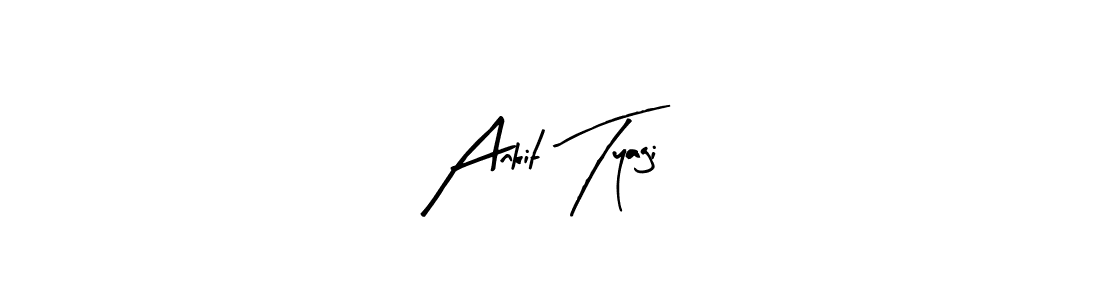 Arty Signature is a professional signature style that is perfect for those who want to add a touch of class to their signature. It is also a great choice for those who want to make their signature more unique. Get Ankit Tyagi name to fancy signature for free. Ankit Tyagi signature style 8 images and pictures png