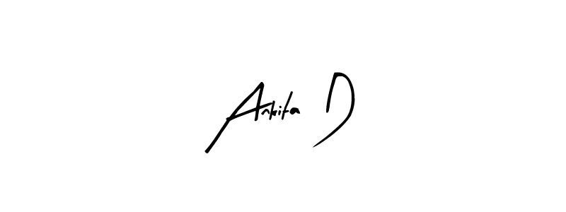 Also we have Ankita D name is the best signature style. Create professional handwritten signature collection using Arty Signature autograph style. Ankita D signature style 8 images and pictures png