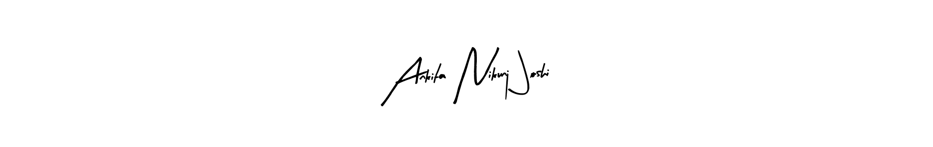 Similarly Arty Signature is the best handwritten signature design. Signature creator online .You can use it as an online autograph creator for name Ankita Nikunj Joshi. Ankita Nikunj Joshi signature style 8 images and pictures png