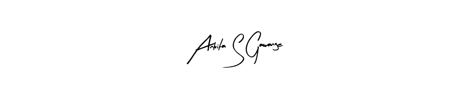 This is the best signature style for the Ankita S Gawange name. Also you like these signature font (Arty Signature). Mix name signature. Ankita S Gawange signature style 8 images and pictures png
