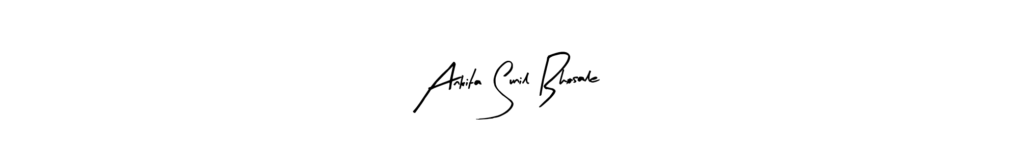 You should practise on your own different ways (Arty Signature) to write your name (Ankita Sunil Bhosale) in signature. don't let someone else do it for you. Ankita Sunil Bhosale signature style 8 images and pictures png