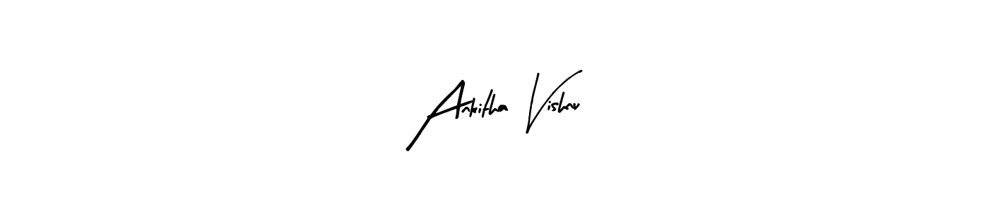 You should practise on your own different ways (Arty Signature) to write your name (Ankitha Vishnu) in signature. don't let someone else do it for you. Ankitha Vishnu signature style 8 images and pictures png