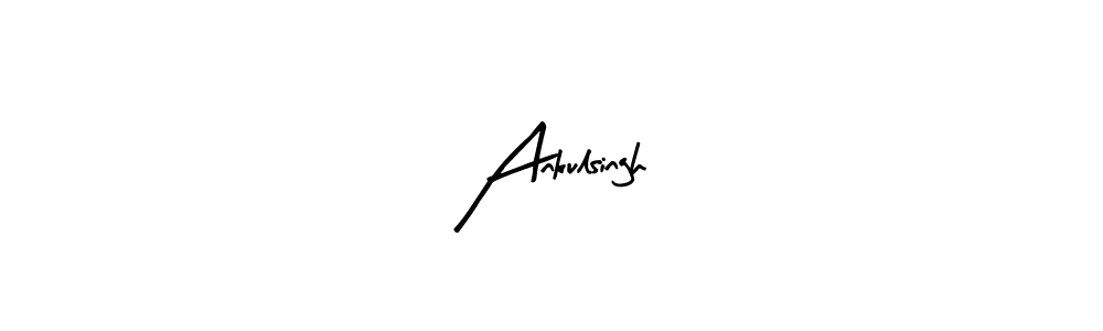 You should practise on your own different ways (Arty Signature) to write your name (Ankulsingh) in signature. don't let someone else do it for you. Ankulsingh signature style 8 images and pictures png