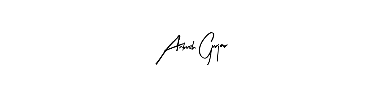 Similarly Arty Signature is the best handwritten signature design. Signature creator online .You can use it as an online autograph creator for name Ankush Gurjar. Ankush Gurjar signature style 8 images and pictures png