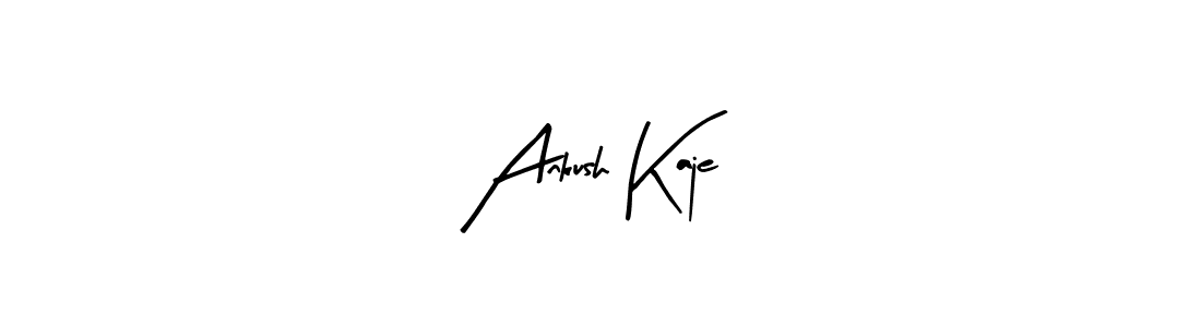 Design your own signature with our free online signature maker. With this signature software, you can create a handwritten (Arty Signature) signature for name Ankush Kaje. Ankush Kaje signature style 8 images and pictures png