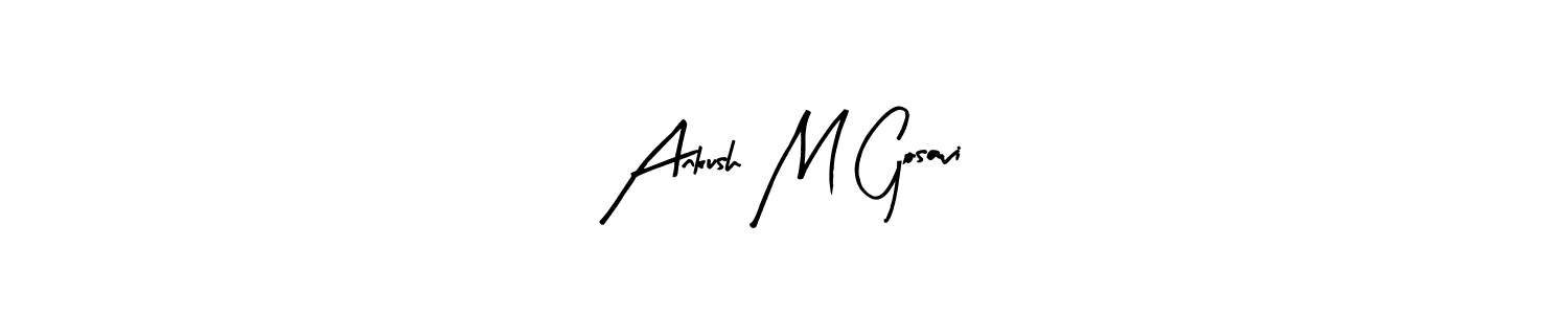 Best and Professional Signature Style for Ankush M Gosavi. Arty Signature Best Signature Style Collection. Ankush M Gosavi signature style 8 images and pictures png