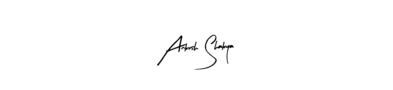 if you are searching for the best signature style for your name Ankush Shakya. so please give up your signature search. here we have designed multiple signature styles  using Arty Signature. Ankush Shakya signature style 8 images and pictures png