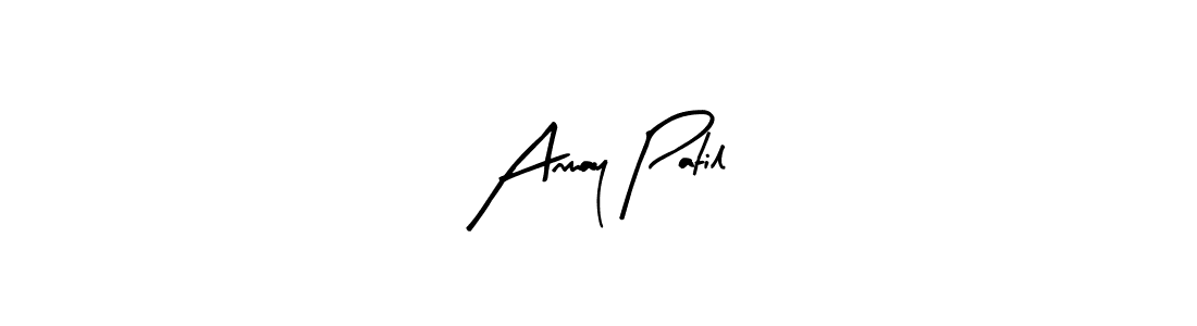 Similarly Arty Signature is the best handwritten signature design. Signature creator online .You can use it as an online autograph creator for name Anmay Patil. Anmay Patil signature style 8 images and pictures png