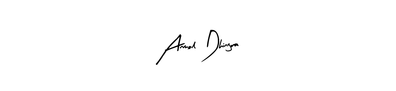 Create a beautiful signature design for name Anmol Dhingra. With this signature (Arty Signature) fonts, you can make a handwritten signature for free. Anmol Dhingra signature style 8 images and pictures png