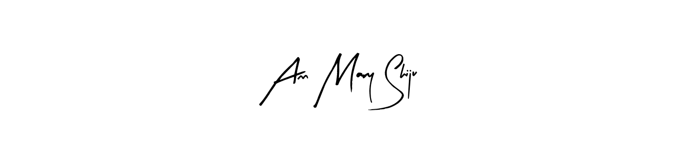 The best way (Arty Signature) to make a short signature is to pick only two or three words in your name. The name Ann Mary Shiju include a total of six letters. For converting this name. Ann Mary Shiju signature style 8 images and pictures png
