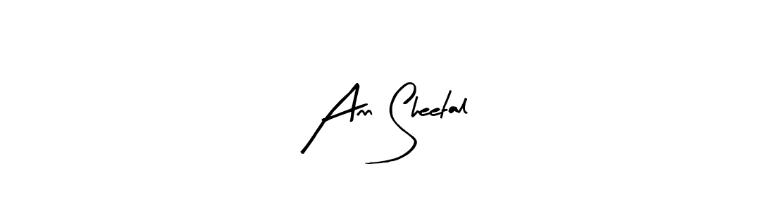 How to make Ann Sheetal name signature. Use Arty Signature style for creating short signs online. This is the latest handwritten sign. Ann Sheetal signature style 8 images and pictures png
