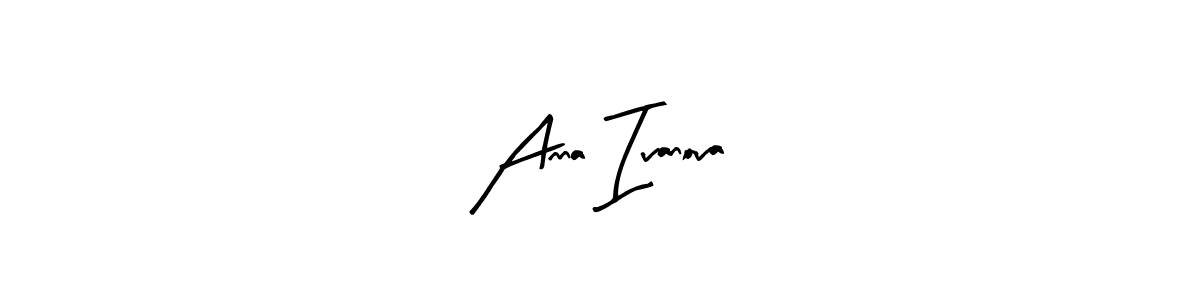 Use a signature maker to create a handwritten signature online. With this signature software, you can design (Arty Signature) your own signature for name Anna Ivanova. Anna Ivanova signature style 8 images and pictures png