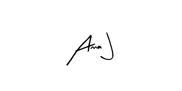 Design your own signature with our free online signature maker. With this signature software, you can create a handwritten (Arty Signature) signature for name Anna J. Anna J signature style 8 images and pictures png