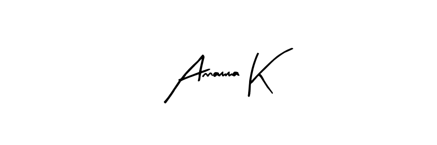 It looks lik you need a new signature style for name Annamma K. Design unique handwritten (Arty Signature) signature with our free signature maker in just a few clicks. Annamma K signature style 8 images and pictures png