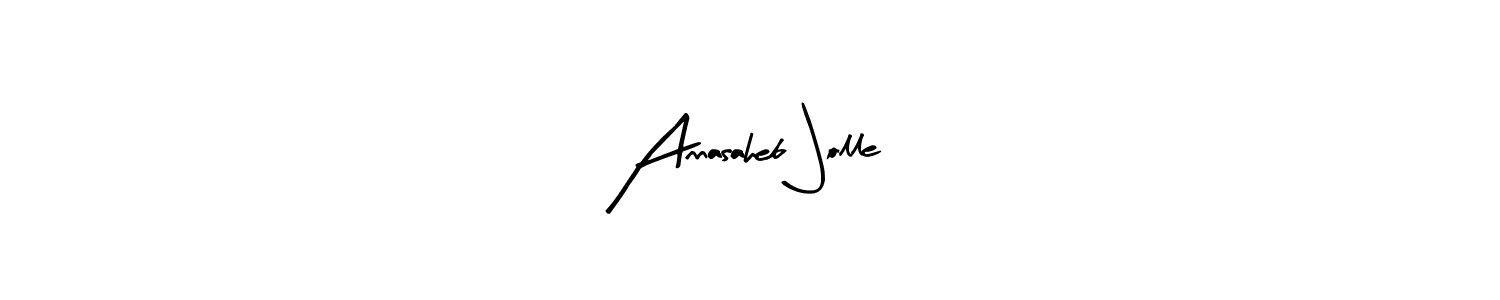 if you are searching for the best signature style for your name Annasaheb Jolle. so please give up your signature search. here we have designed multiple signature styles  using Arty Signature. Annasaheb Jolle signature style 8 images and pictures png