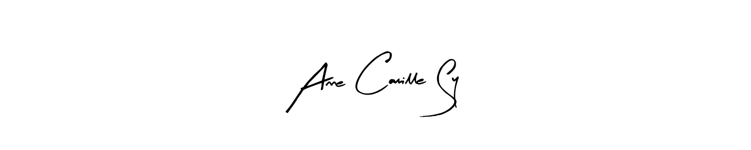 How to make Anne Camille Sy name signature. Use Arty Signature style for creating short signs online. This is the latest handwritten sign. Anne Camille Sy signature style 8 images and pictures png