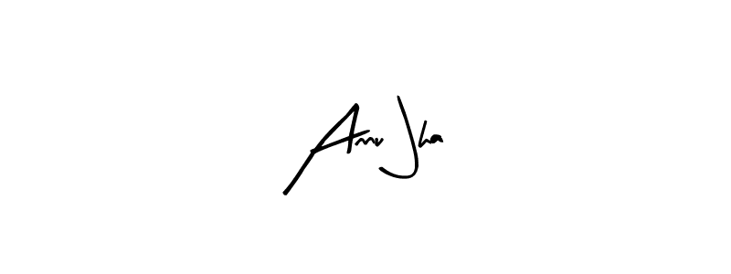 if you are searching for the best signature style for your name Annu Jha. so please give up your signature search. here we have designed multiple signature styles  using Arty Signature. Annu Jha signature style 8 images and pictures png
