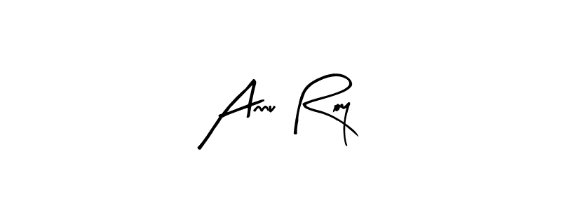 Arty Signature is a professional signature style that is perfect for those who want to add a touch of class to their signature. It is also a great choice for those who want to make their signature more unique. Get Annu Roy name to fancy signature for free. Annu Roy signature style 8 images and pictures png