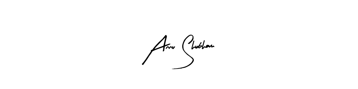 How to make Annu Shubham signature? Arty Signature is a professional autograph style. Create handwritten signature for Annu Shubham name. Annu Shubham signature style 8 images and pictures png