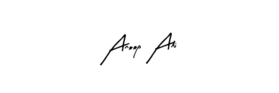 Also we have Anoop Ali name is the best signature style. Create professional handwritten signature collection using Arty Signature autograph style. Anoop Ali signature style 8 images and pictures png