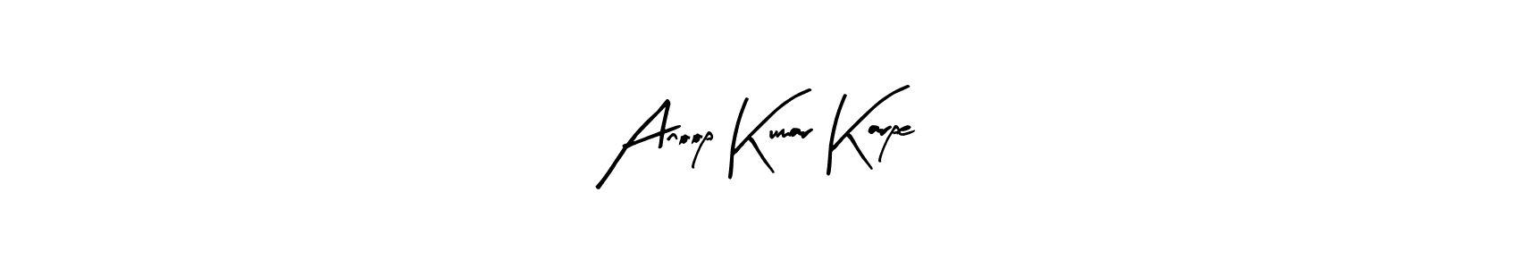 Similarly Arty Signature is the best handwritten signature design. Signature creator online .You can use it as an online autograph creator for name Anoop Kumar Karpe. Anoop Kumar Karpe signature style 8 images and pictures png
