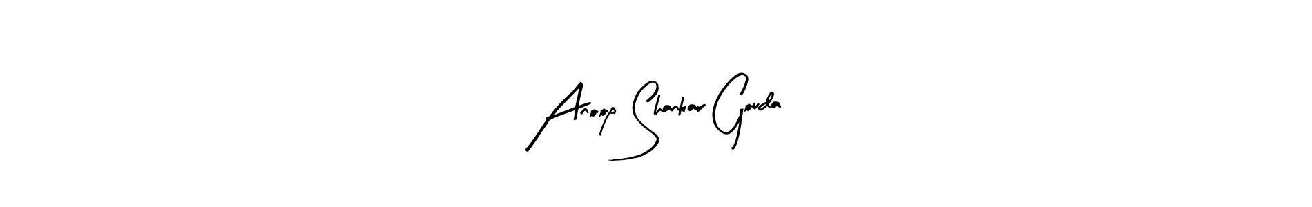 Make a beautiful signature design for name Anoop Shankar Gouda. Use this online signature maker to create a handwritten signature for free. Anoop Shankar Gouda signature style 8 images and pictures png
