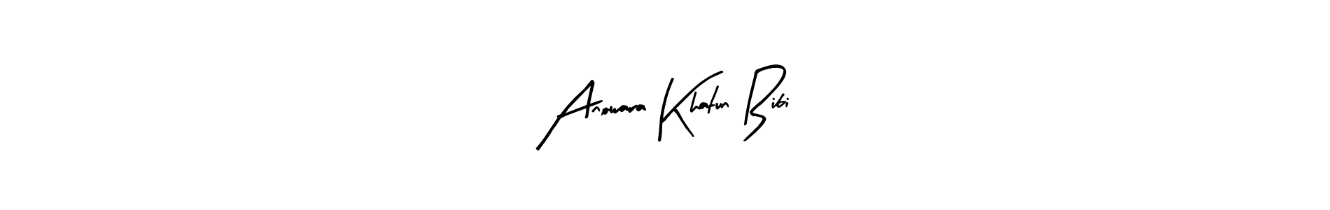 Create a beautiful signature design for name Anowara Khatun Bibi. With this signature (Arty Signature) fonts, you can make a handwritten signature for free. Anowara Khatun Bibi signature style 8 images and pictures png