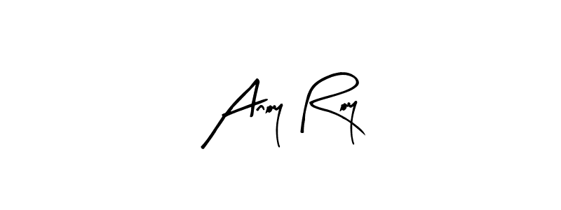 Design your own signature with our free online signature maker. With this signature software, you can create a handwritten (Arty Signature) signature for name Anoy Roy. Anoy Roy signature style 8 images and pictures png