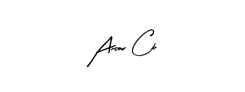 Similarly Arty Signature is the best handwritten signature design. Signature creator online .You can use it as an online autograph creator for name Ansar Cb. Ansar Cb signature style 8 images and pictures png