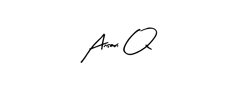 Use a signature maker to create a handwritten signature online. With this signature software, you can design (Arty Signature) your own signature for name Ansari Q. Ansari Q signature style 8 images and pictures png