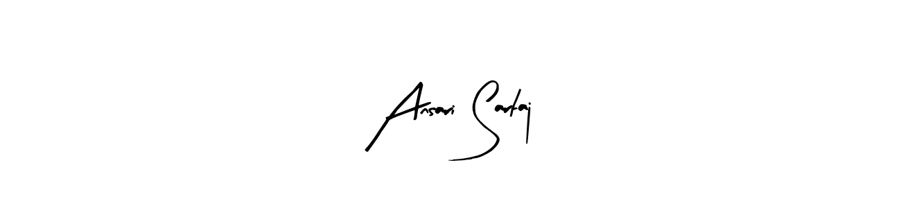 Use a signature maker to create a handwritten signature online. With this signature software, you can design (Arty Signature) your own signature for name Ansari Sartaj. Ansari Sartaj signature style 8 images and pictures png