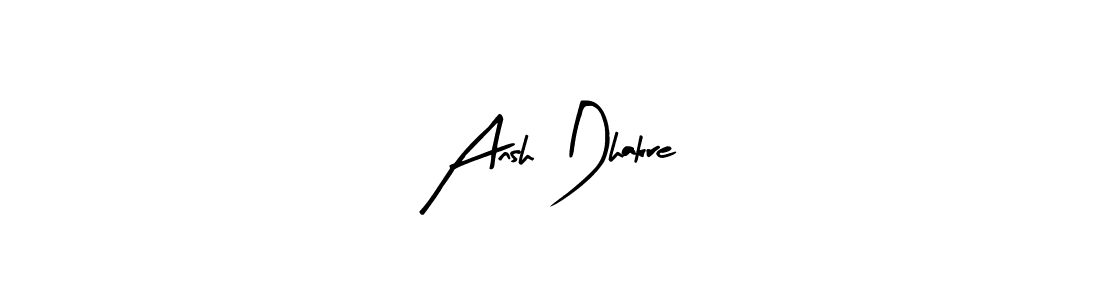 Arty Signature is a professional signature style that is perfect for those who want to add a touch of class to their signature. It is also a great choice for those who want to make their signature more unique. Get Ansh Dhakre name to fancy signature for free. Ansh Dhakre signature style 8 images and pictures png