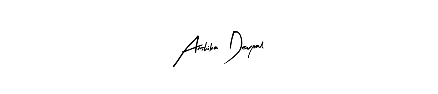 Also You can easily find your signature by using the search form. We will create Anshika Devpal name handwritten signature images for you free of cost using Arty Signature sign style. Anshika Devpal signature style 8 images and pictures png