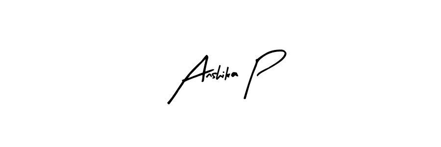 This is the best signature style for the Anshika P name. Also you like these signature font (Arty Signature). Mix name signature. Anshika P signature style 8 images and pictures png