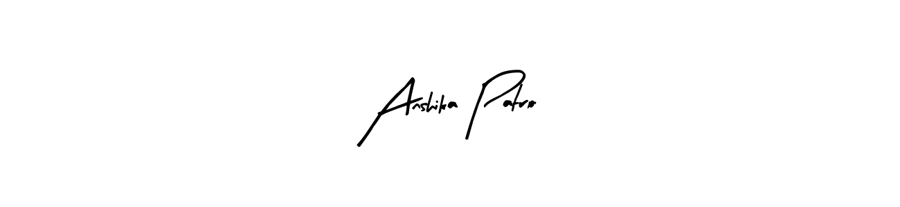 This is the best signature style for the Anshika Patro name. Also you like these signature font (Arty Signature). Mix name signature. Anshika Patro signature style 8 images and pictures png