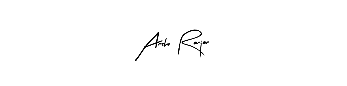 Make a beautiful signature design for name Anshu Ranjan. Use this online signature maker to create a handwritten signature for free. Anshu Ranjan signature style 8 images and pictures png