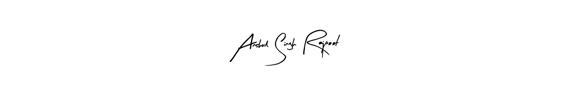 Make a beautiful signature design for name Anshul Singh Rajpoot. With this signature (Arty Signature) style, you can create a handwritten signature for free. Anshul Singh Rajpoot signature style 8 images and pictures png