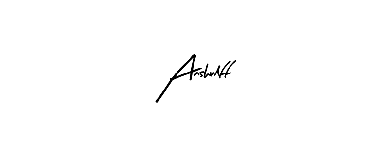 Also we have Anshulff name is the best signature style. Create professional handwritten signature collection using Arty Signature autograph style. Anshulff signature style 8 images and pictures png