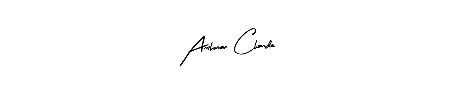 It looks lik you need a new signature style for name Anshuman Chanda. Design unique handwritten (Arty Signature) signature with our free signature maker in just a few clicks. Anshuman Chanda signature style 8 images and pictures png