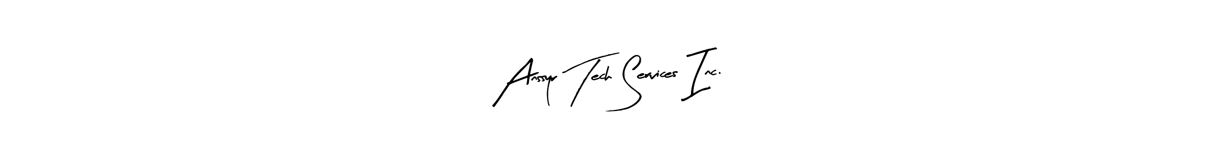 Similarly Arty Signature is the best handwritten signature design. Signature creator online .You can use it as an online autograph creator for name Anssyr Tech Services Inc.. Anssyr Tech Services Inc. signature style 8 images and pictures png
