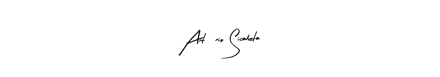Also You can easily find your signature by using the search form. We will create António Sicaleta name handwritten signature images for you free of cost using Arty Signature sign style. António Sicaleta signature style 8 images and pictures png