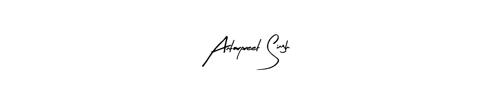 Arty Signature is a professional signature style that is perfect for those who want to add a touch of class to their signature. It is also a great choice for those who want to make their signature more unique. Get Antarpreet Singh name to fancy signature for free. Antarpreet Singh signature style 8 images and pictures png