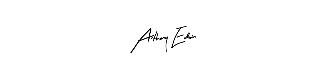 Design your own signature with our free online signature maker. With this signature software, you can create a handwritten (Arty Signature) signature for name Anthony Edwin. Anthony Edwin signature style 8 images and pictures png