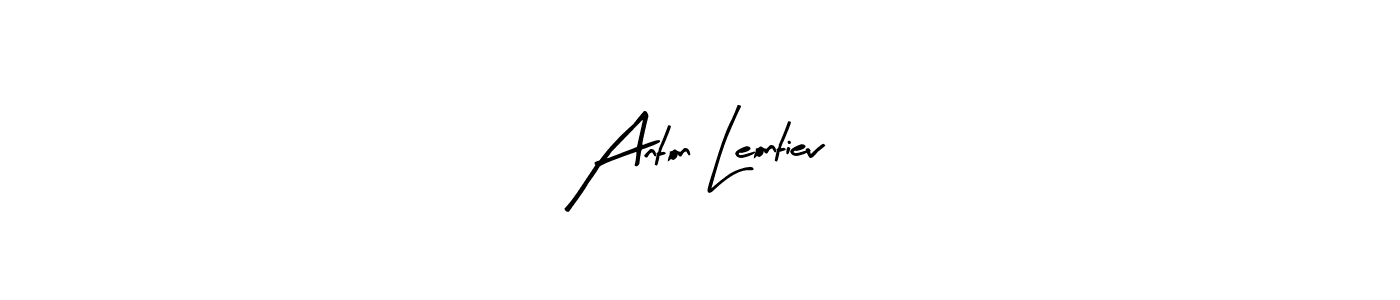 Make a beautiful signature design for name Anton Leontiev. With this signature (Arty Signature) style, you can create a handwritten signature for free. Anton Leontiev signature style 8 images and pictures png