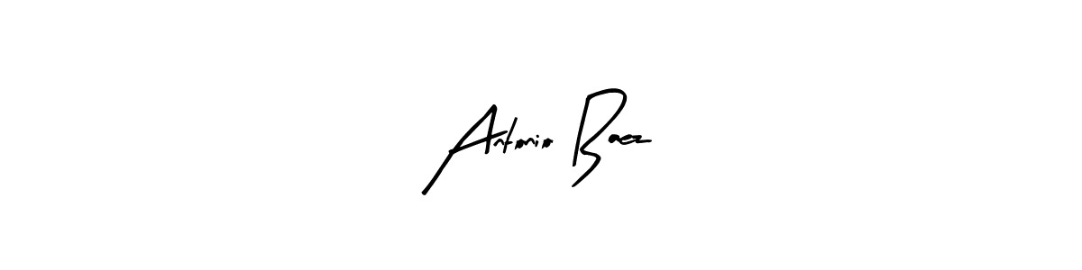 Design your own signature with our free online signature maker. With this signature software, you can create a handwritten (Arty Signature) signature for name Antonio Baez. Antonio Baez signature style 8 images and pictures png