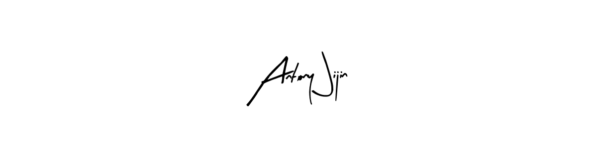 Make a beautiful signature design for name Antony Jijin. With this signature (Arty Signature) style, you can create a handwritten signature for free. Antony Jijin signature style 8 images and pictures png