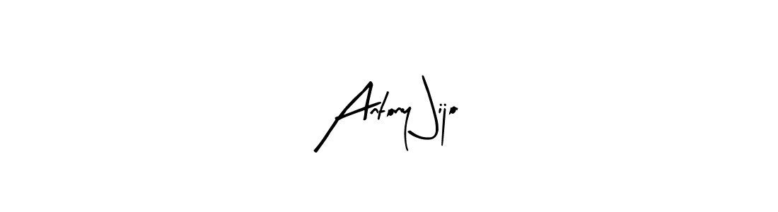 Design your own signature with our free online signature maker. With this signature software, you can create a handwritten (Arty Signature) signature for name Antony Jijo. Antony Jijo signature style 8 images and pictures png