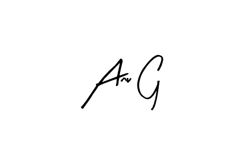 Create a beautiful signature design for name Anu G. With this signature (Arty Signature) fonts, you can make a handwritten signature for free. Anu G signature style 8 images and pictures png