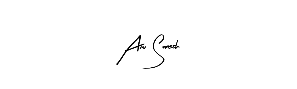Arty Signature is a professional signature style that is perfect for those who want to add a touch of class to their signature. It is also a great choice for those who want to make their signature more unique. Get Anu Suresh name to fancy signature for free. Anu Suresh signature style 8 images and pictures png