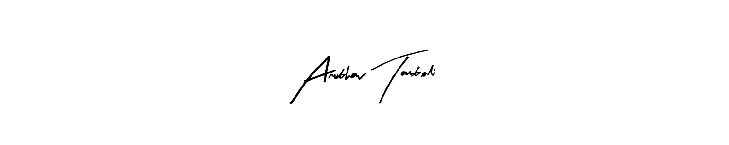 You can use this online signature creator to create a handwritten signature for the name Anubhav Tamboli. This is the best online autograph maker. Anubhav Tamboli signature style 8 images and pictures png